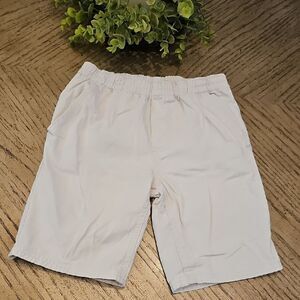 White Cargo Shorts Size 7 Calvin Klein